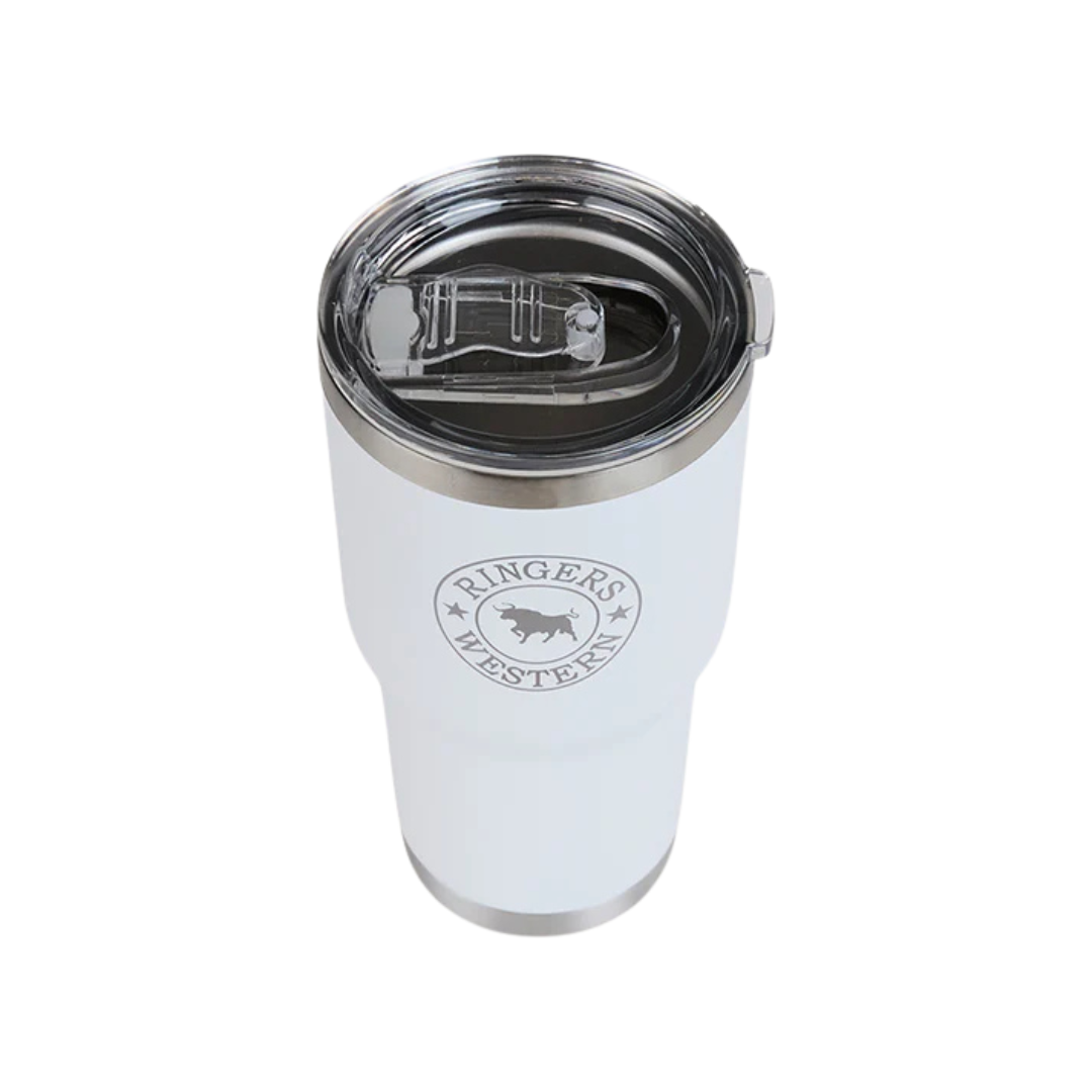 Ringers Western Yarra Powder Coated Insulated Tumbler (419237005) White
