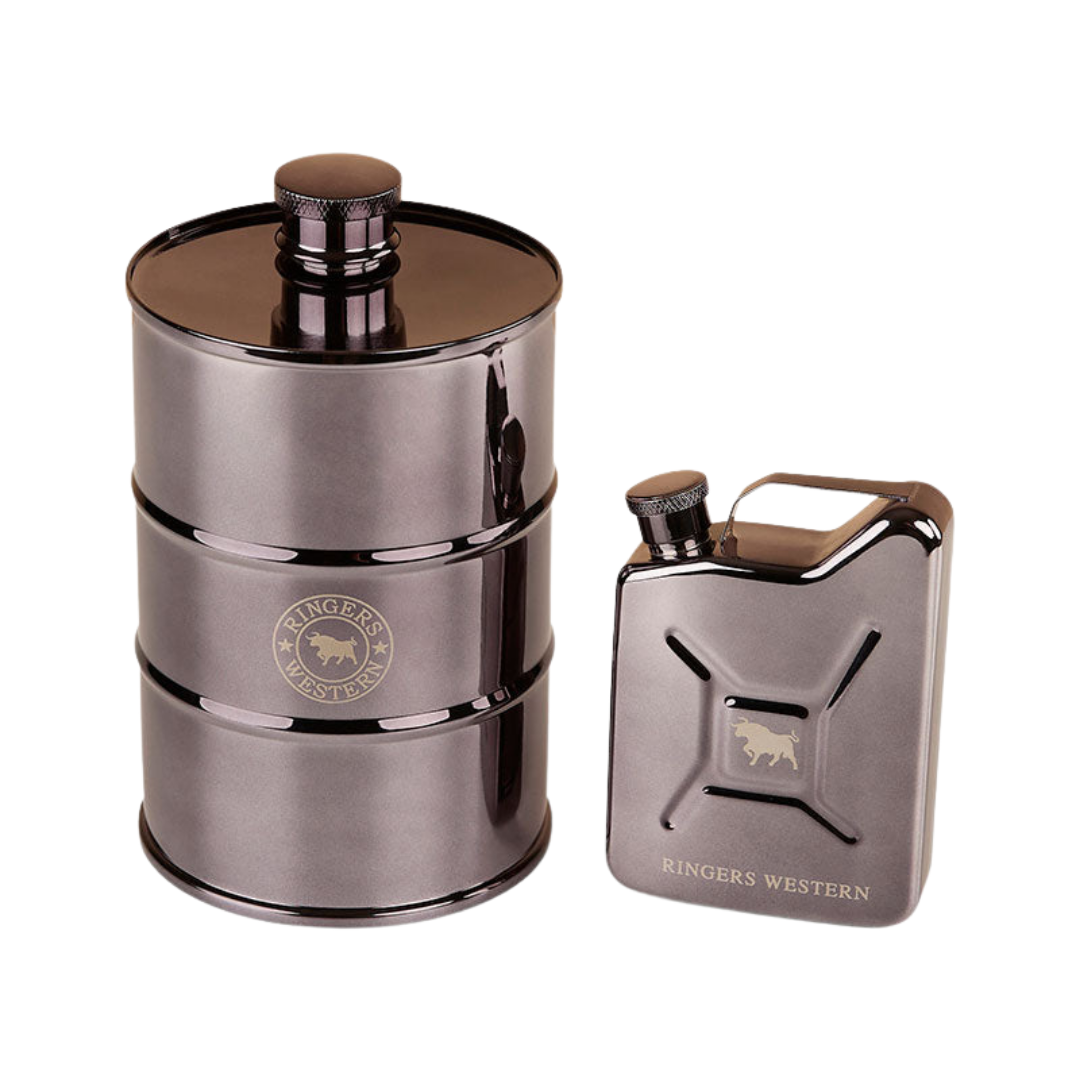 Ringers Western Barrel Flask (725021RW) Black