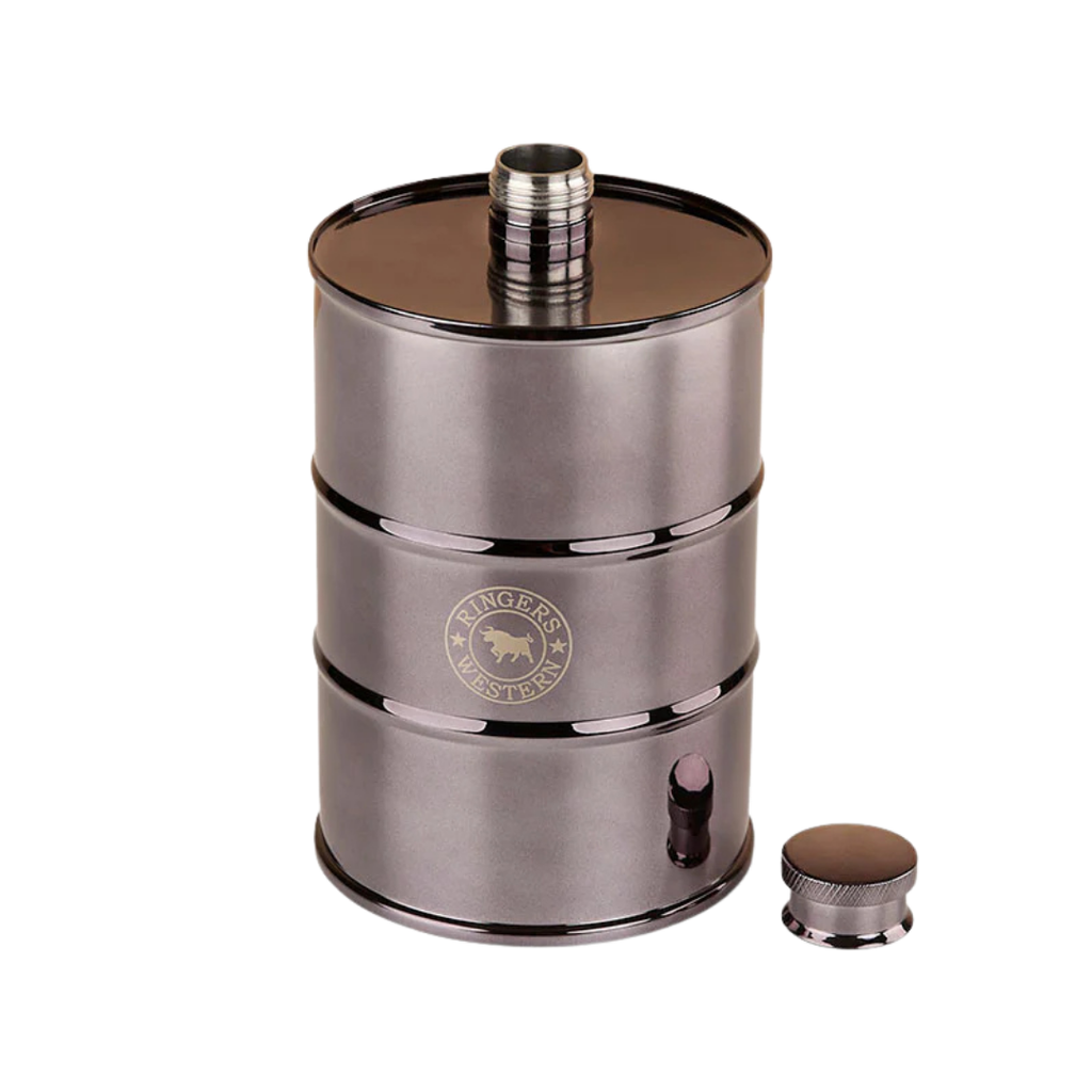 Ringers Western Barrel Flask (725021RW) Black