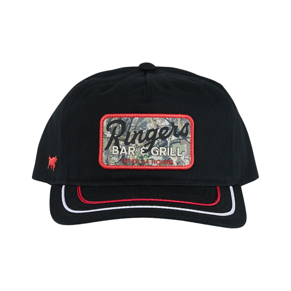Ringers Western  Backcountry Chargrill Roadhouse Cap  (626004RW)  Black