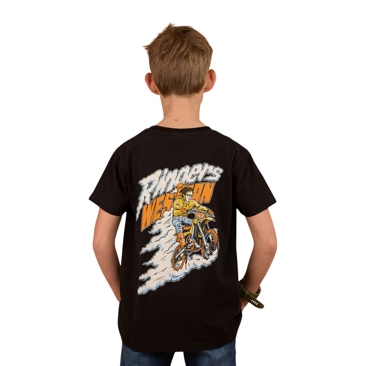 Ringers Western Boys Rip It Classic Fit S/S Tee (325010RW) Black