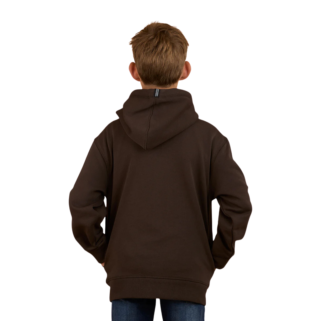 Ringers Western Boys Truck Yeah Oversized Pullover Hoodie (325021RW) Charcoal