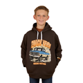 Ringers Western Boys Truck Yeah Oversized Pullover Hoodie (325021RW) Charcoal