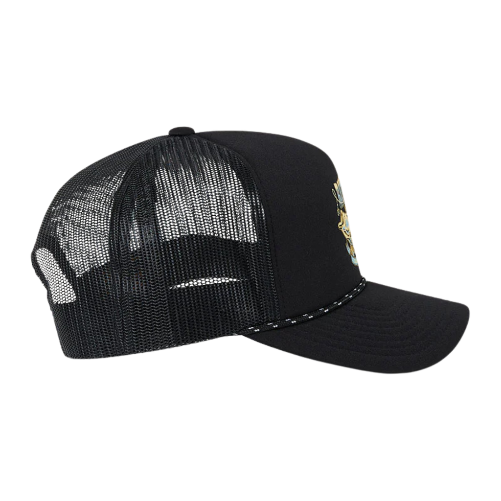 Ringers Western Bucking Barra Foam Cap (425061RW) Black