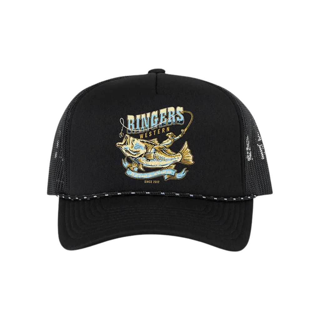 Ringers Western Bucking Barra Foam Cap (425061RW) Black