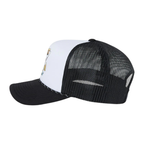 Ringers Western Bucking Barra Foam Cap (425061RW) White/Black