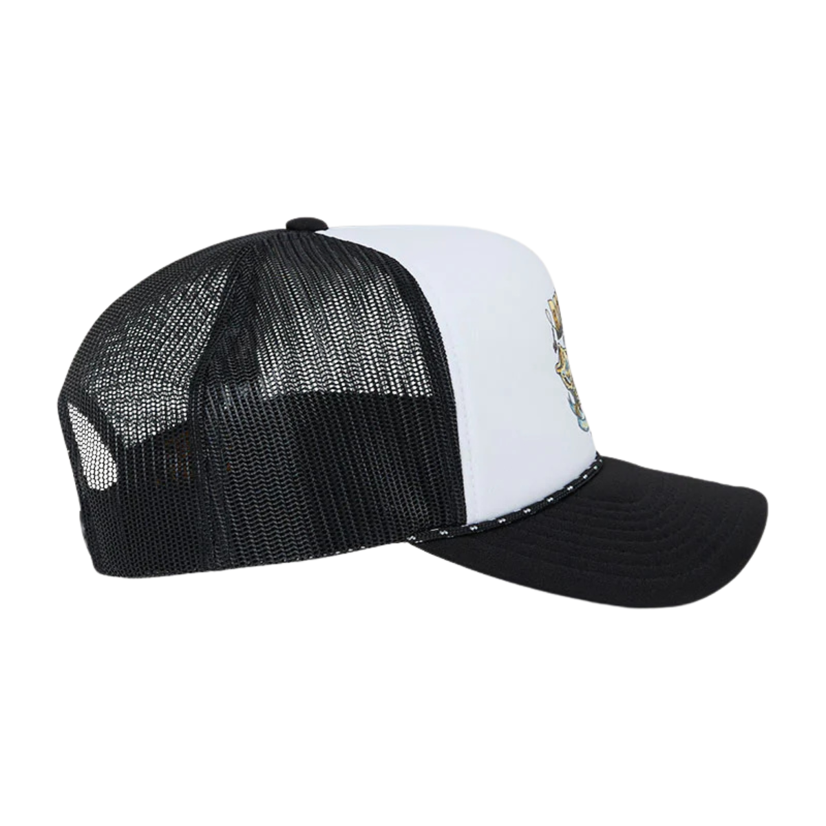 Ringers Western Bucking Barra Foam Cap (425061RW) White/Black