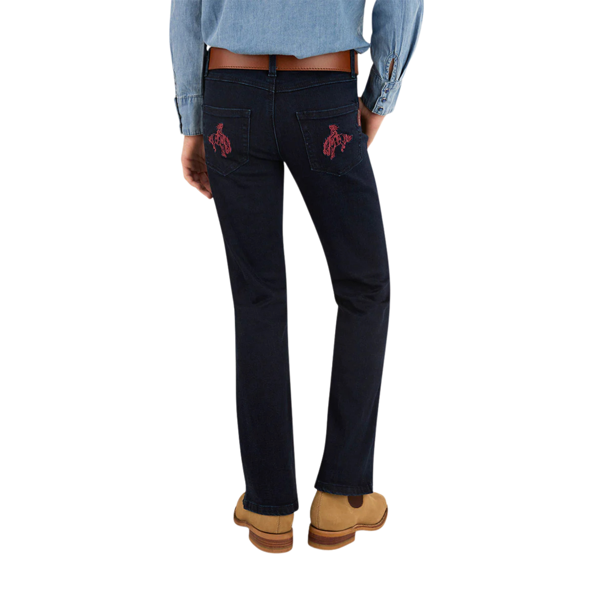 Ringers Western Childrens Daphne Rodeo Bootleg Jeans (325014RW) Dark Blue
