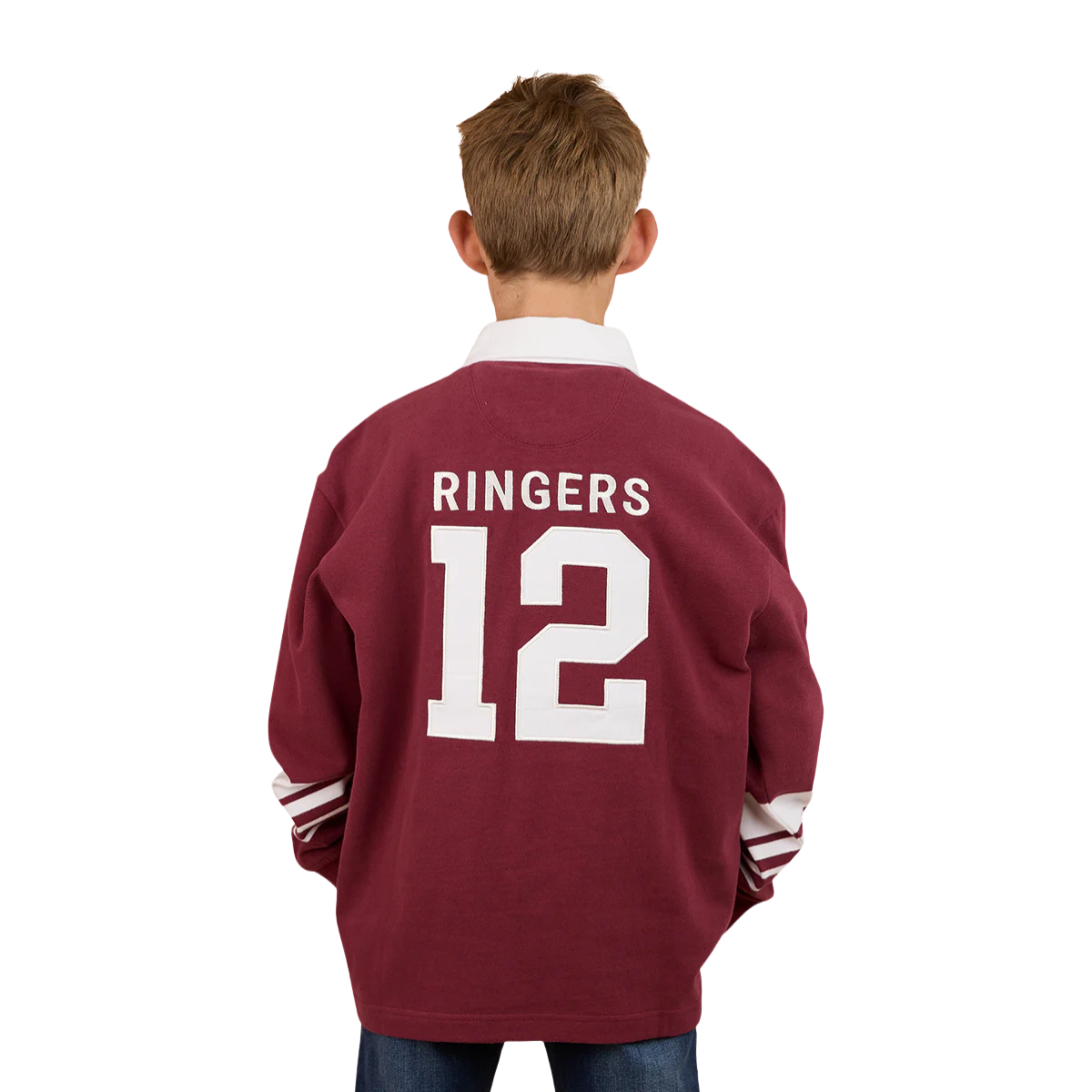 Ringers Western Childrens Footy Roo Rugby (325027RW) Burgundy