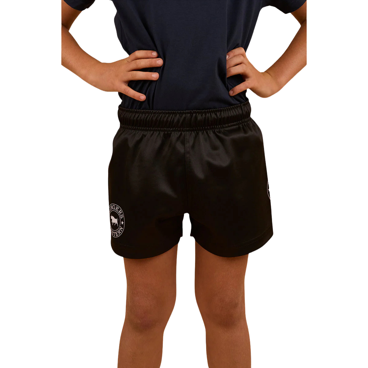 Ringers Western Childrens Footy Shorts (323029RW) Black