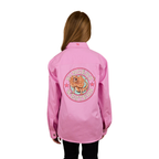Ringers Western Childrens Jackaroo Full Button Printed L/S Work Shirt (325029RW) Pastel Pink