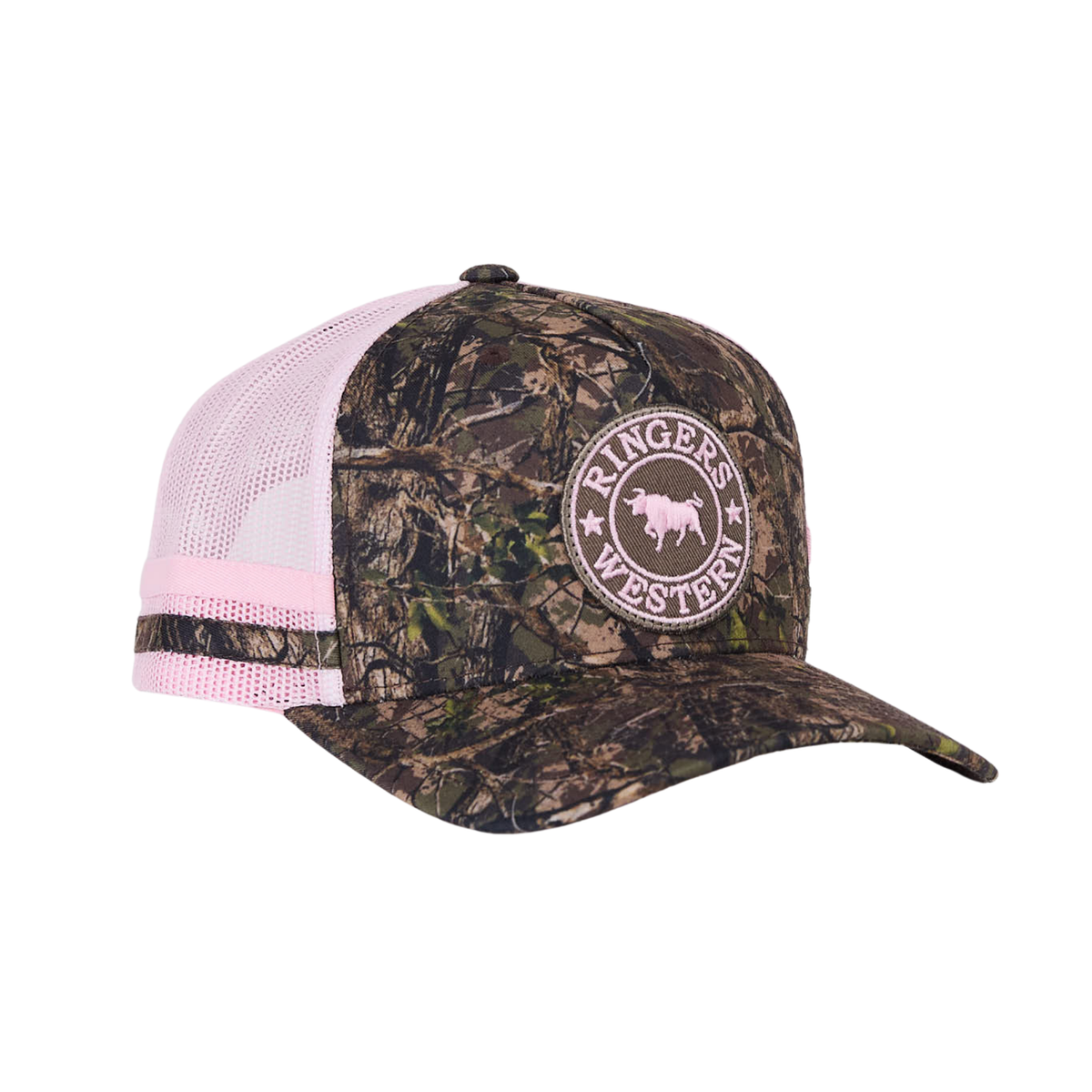 Ringers Western Childrens McCoy Trucker Cap (722041RW) Camo/Melon
