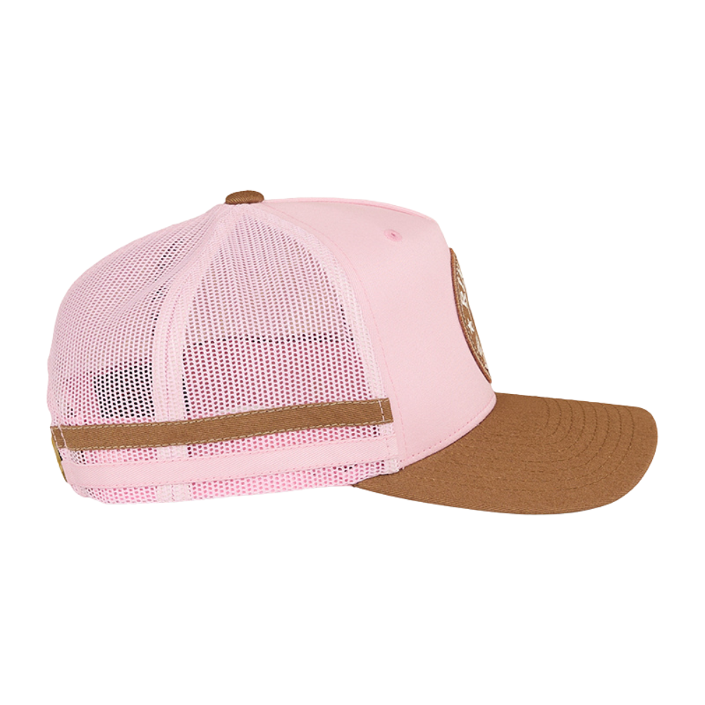 Ringers Western Childrens McCoy Trucker Cap  (722041RW)  Pink/Clay