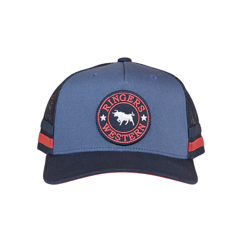Ringers Western Childrens McCoy Trucker Cap  (722041RW)  Yale Blue/Navy