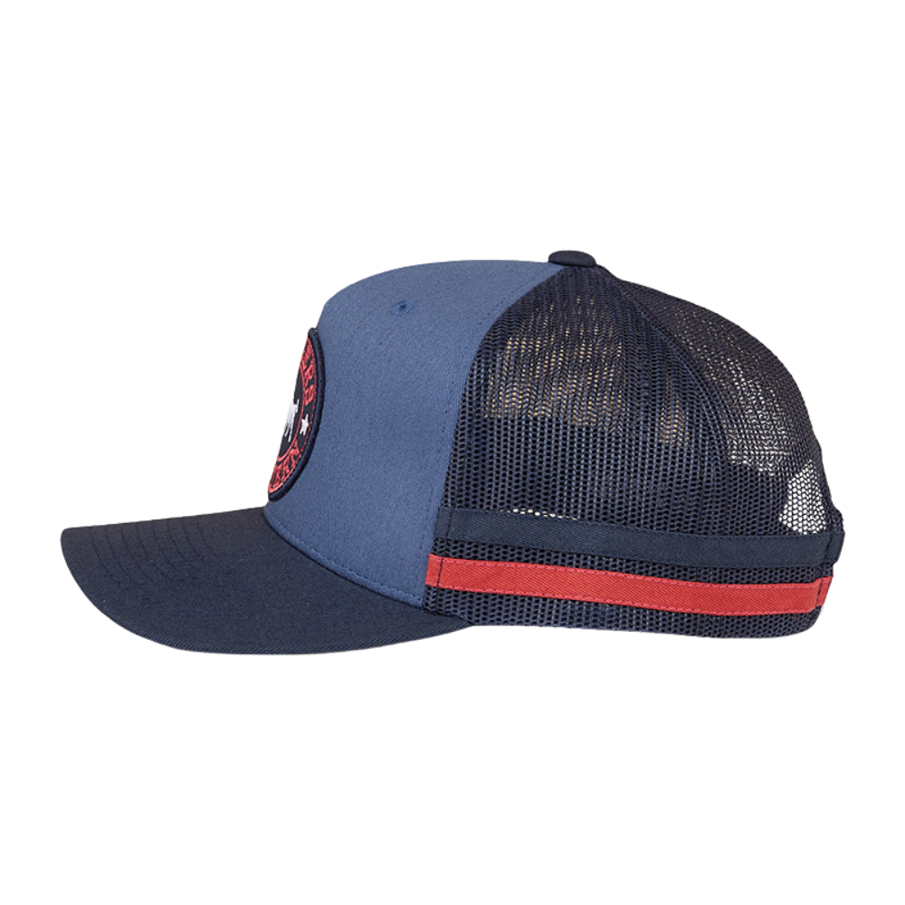 Ringers Western Childrens McCoy Trucker Cap  (722041RW)  Yale Blue/Navy