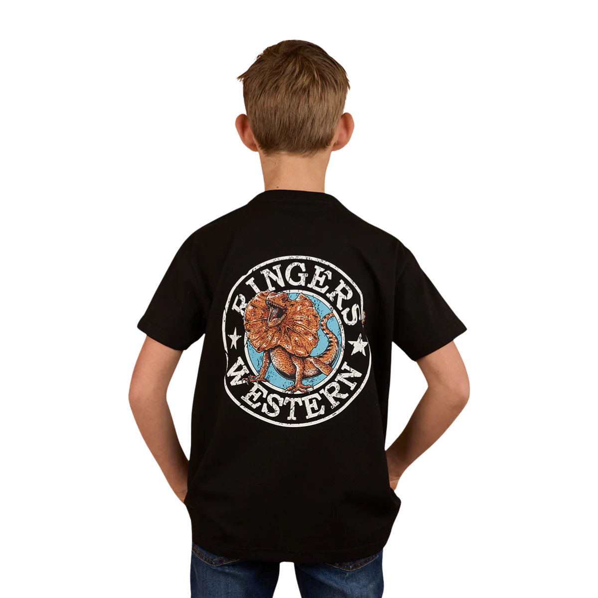Ringers Western Childrens Outta Towner Classic Fit S/S Tee (325009RW) Black