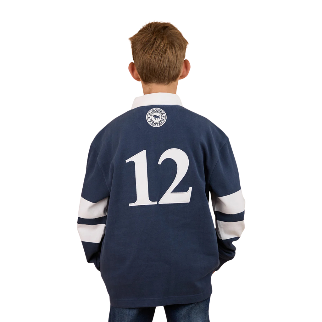 Ringers Western Childrens Ringers Mascot Rugby (325028RW) White/Navy