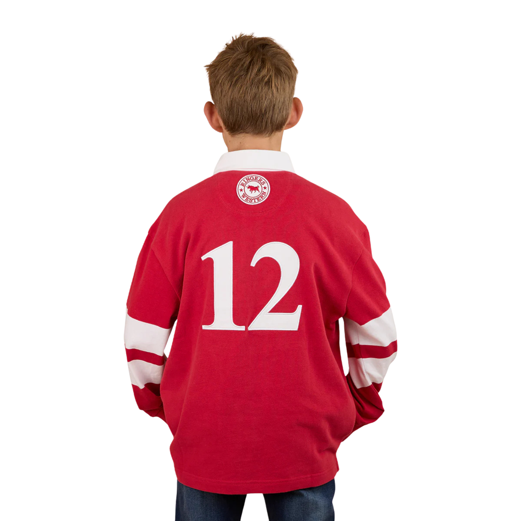 Ringers Western Childrens Ringers Mascot Rugby (325028RW) White/Red