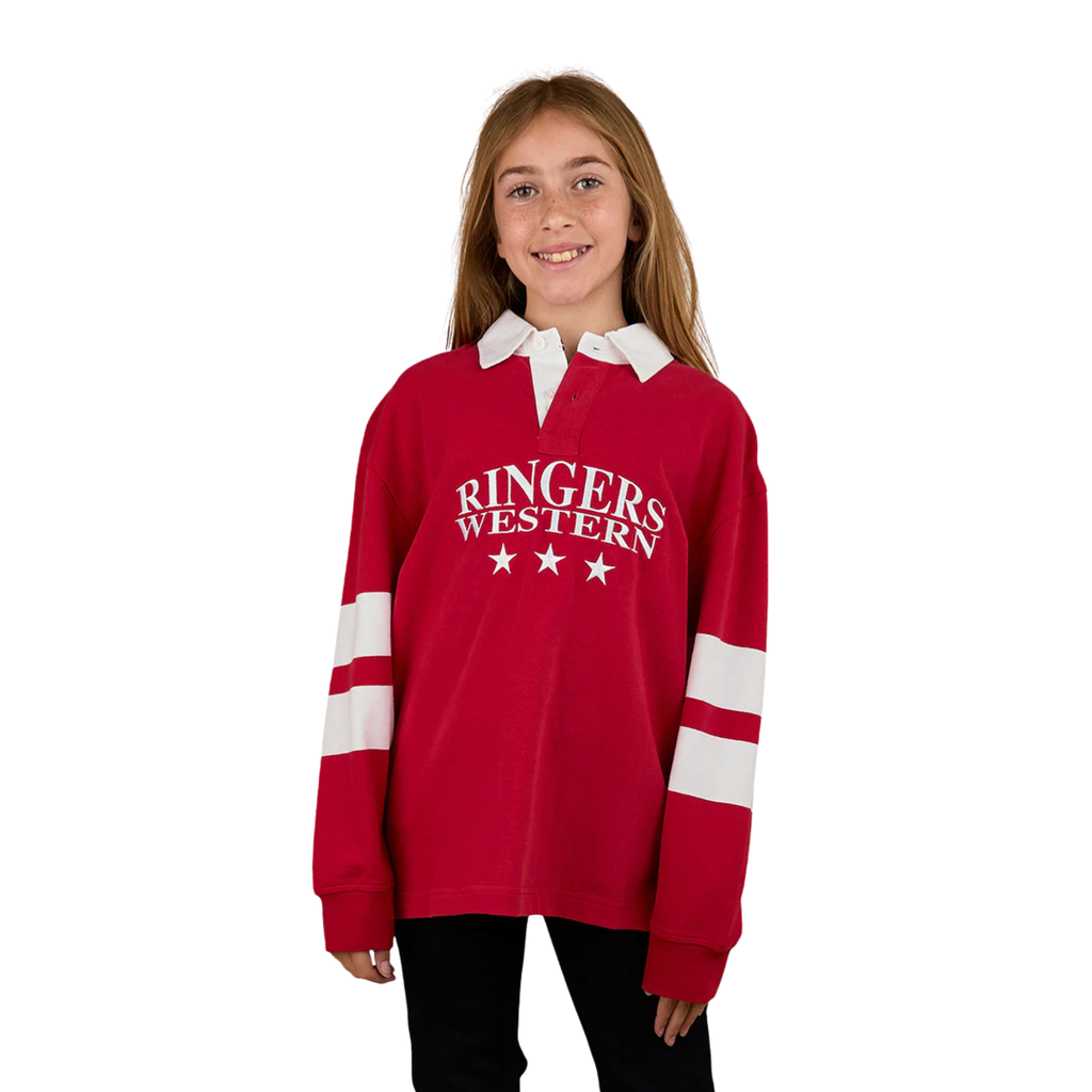 Ringers Western Childrens Ringers Mascot Rugby (325028RW) White/Red