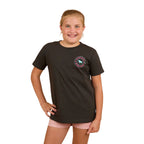 Ringers Western Childrens Signature Bull Classic S/S Tee (320004RW) Charcoal/Multi