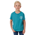 Ringers Western Childrens Signature Bull Classic S/S Tee (320004RW) Teal/White