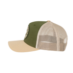 Ringers Western Childrens Signature Bull Trucker Cap (420257RW) Olive/Dark Sand
