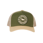 Ringers Western Childrens Signature Bull Trucker Cap (420257RW) Olive/Dark Sand