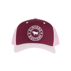 Ringers Western Childrens Signature Bull Trucker Cap  (420257RW)  Plum/Light Pink