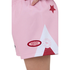 Ringers Western Childrens Since 2012 Footy Shorts (625085RW)  Pink