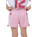 Ringers Western Childrens Since 2012 Footy Shorts (625085RW)  Pink