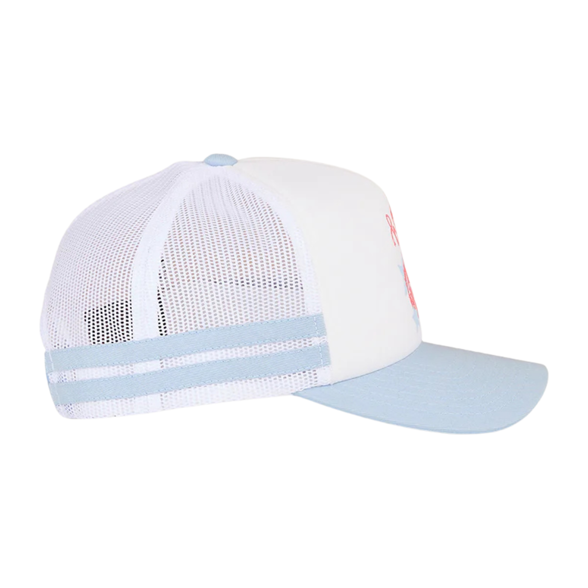 Ringers Western Childrens Stardust Foam Trucker Cap (425059RW) White/Light Blue