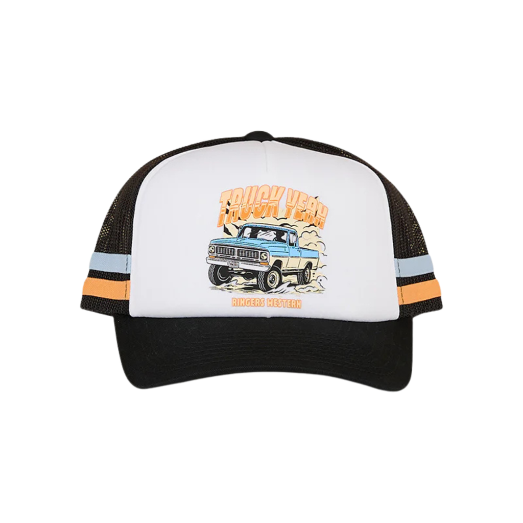 Ringers Western Childrens Truck Yeah Foam Trucker Cap (425060RW) White/Black