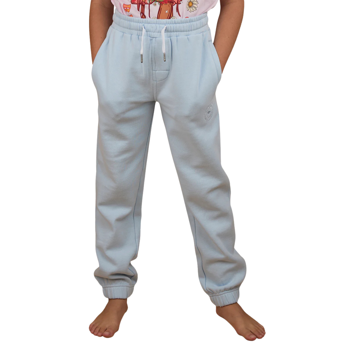 Ringers Western Childrens Weekend Trackpants (325018RW) Barely Blue