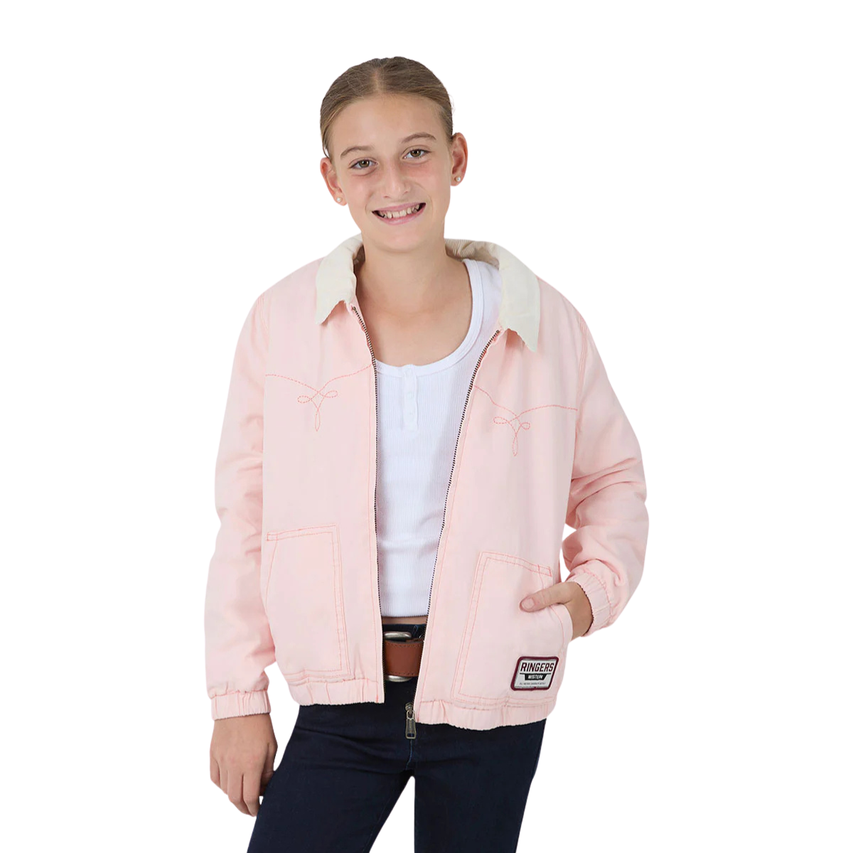 Ringers Western Childrens Westbury Western Jacket (325013RW) Pink