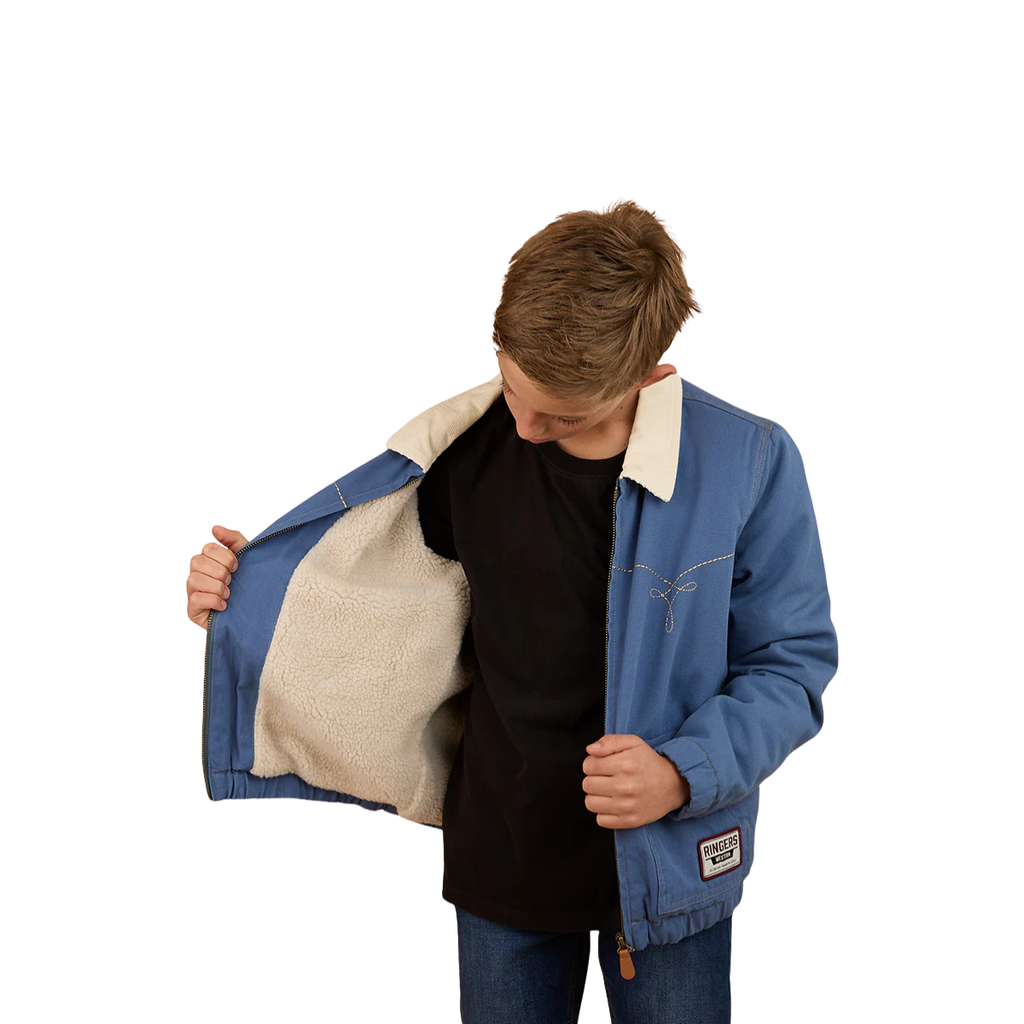 Ringers Western Childrens Westbury Western Jacket (325013RW) Yale Blue