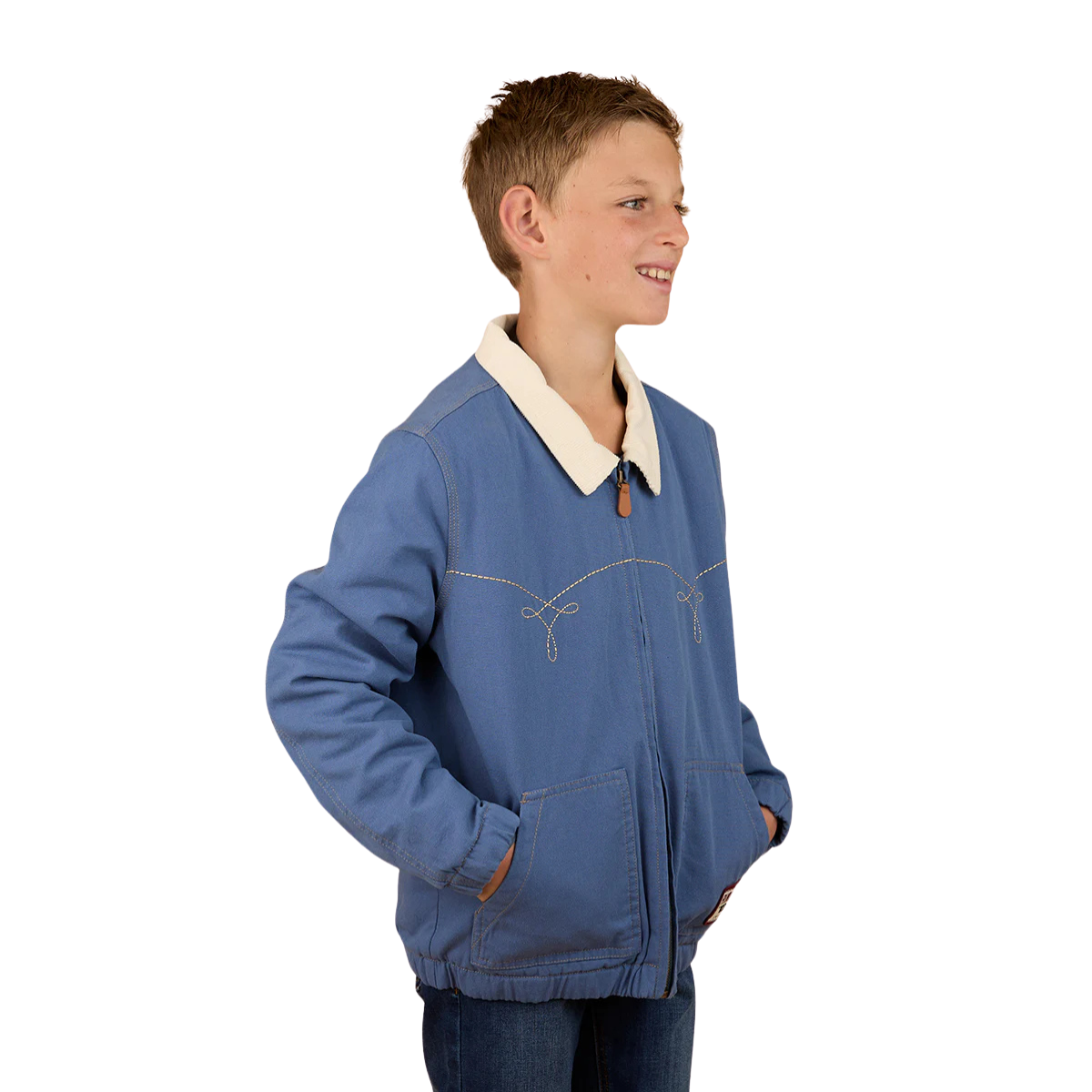 Ringers Western Childrens Westbury Western Jacket (325013RW) Yale Blue