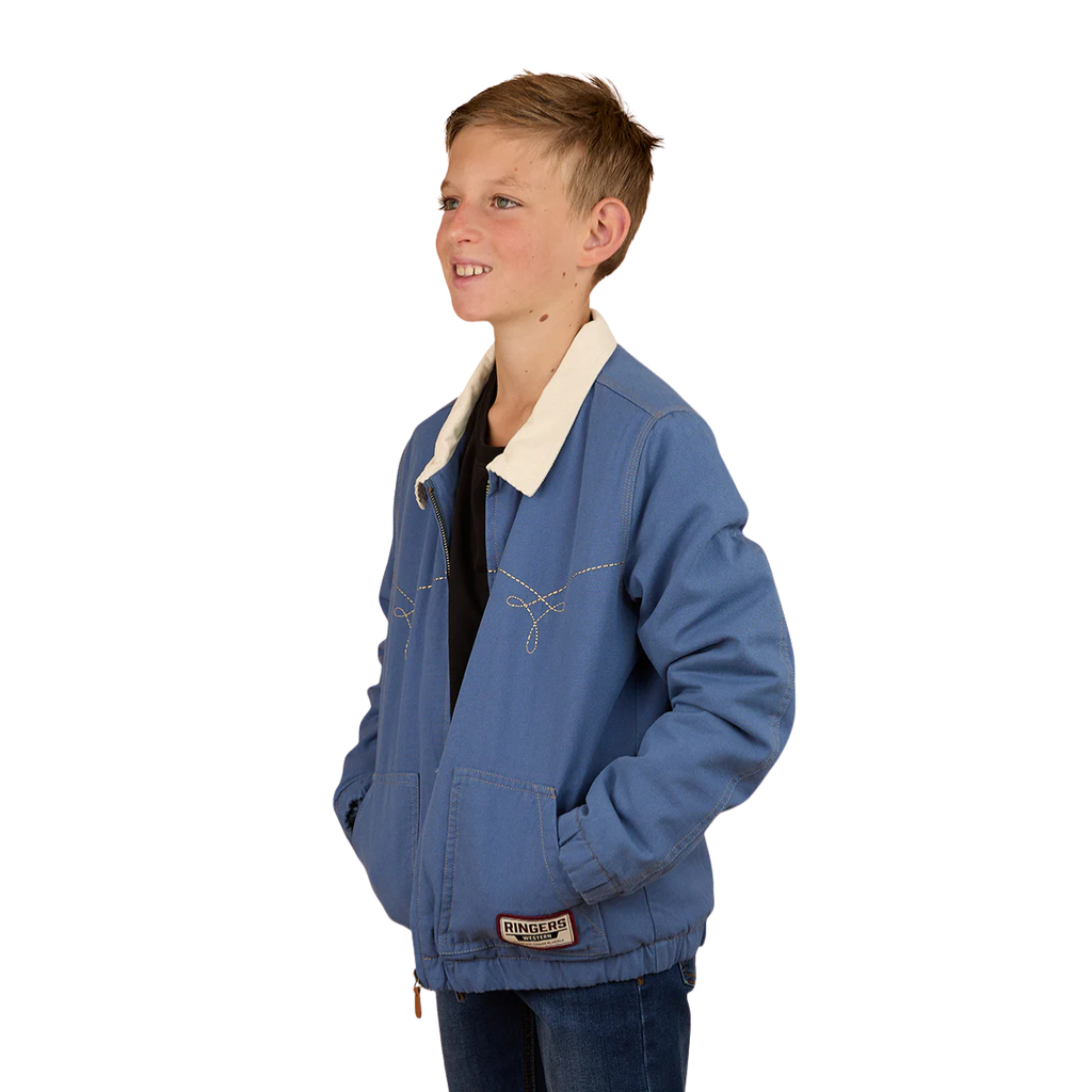 Ringers Western Childrens Westbury Western Jacket (325013RW) Yale Blue