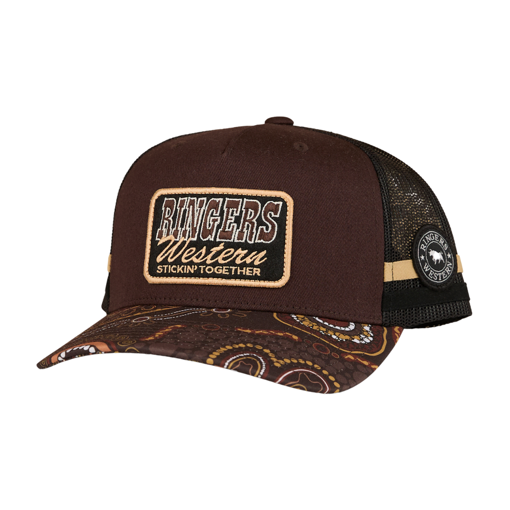 Ringers Western Garbala Trucker Cap (725006RW) Dark Chocolate