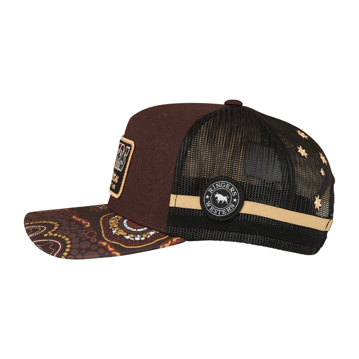 Ringers Western Garbala Trucker Cap (725006RW) Dark Chocolate