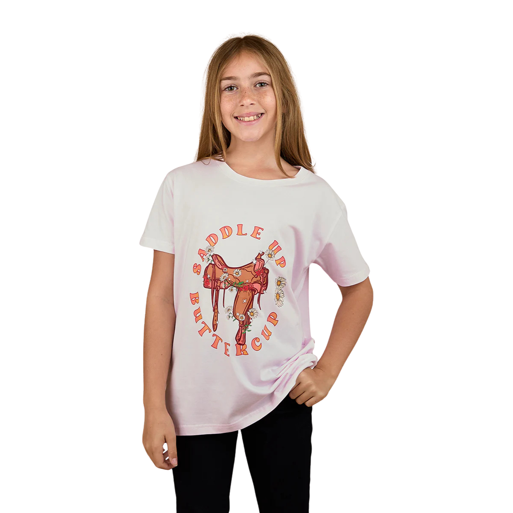 Ringers Western Girls Buttercup Classic Fit S/S Tee (325006RW) Barely Pink