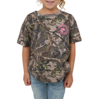 Ringers Western Girls Find Me Camo S/S Tee  (425113RW)  Camo/Pink