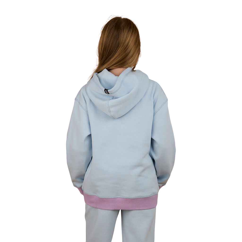 Ringers Western Girls Stardust Oversized Pullover Hoodie (325033RW) Barely Blue