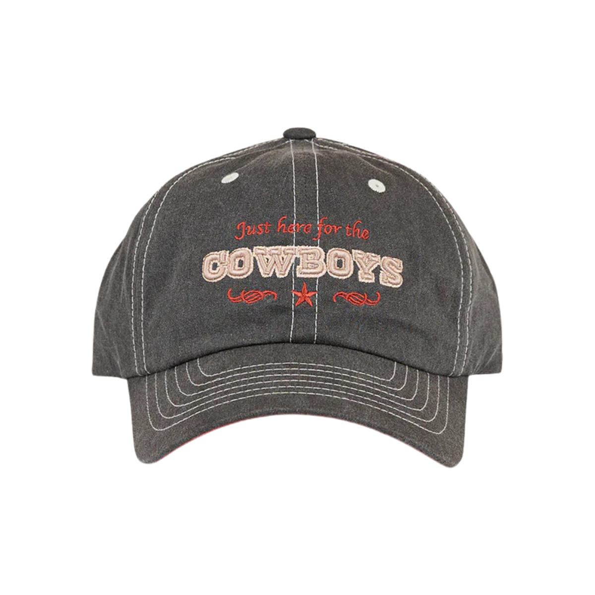 Ringers Western Here For Cowboys Baseball Cap (425052RW) Charcoal