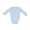 Ringers Western Infants Lil' Rascal Signature Bull L/S Romper (525003RW) Blue/White