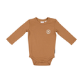 Ringers Western Infants Lil' Rascal Signature Bull L/S Romper (525003RW) Clay/White