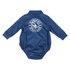 Ringers Western Infants Man Eater L/S Fishing Jersey Romper  (925017RW)  Dark Navy