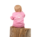 Ringers Western Infants Mini Ringer Signature Bull Fleece Pullover Jumper (525001RW) Pink/White