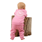 Ringers Western Infants Mini Ringer Signature Bull Fleece Pullover Jumper (525001RW) Pink/White