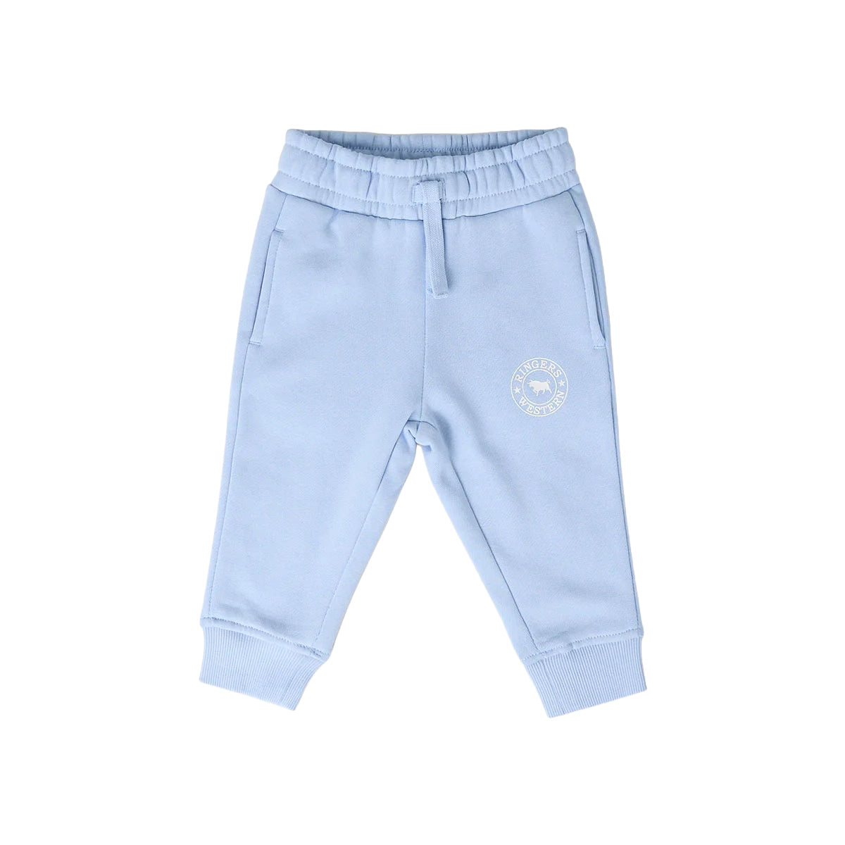 Ringers Western Infants Mini Ringer Signature Bull Fleece Trackpants (525002RW) Blue/White