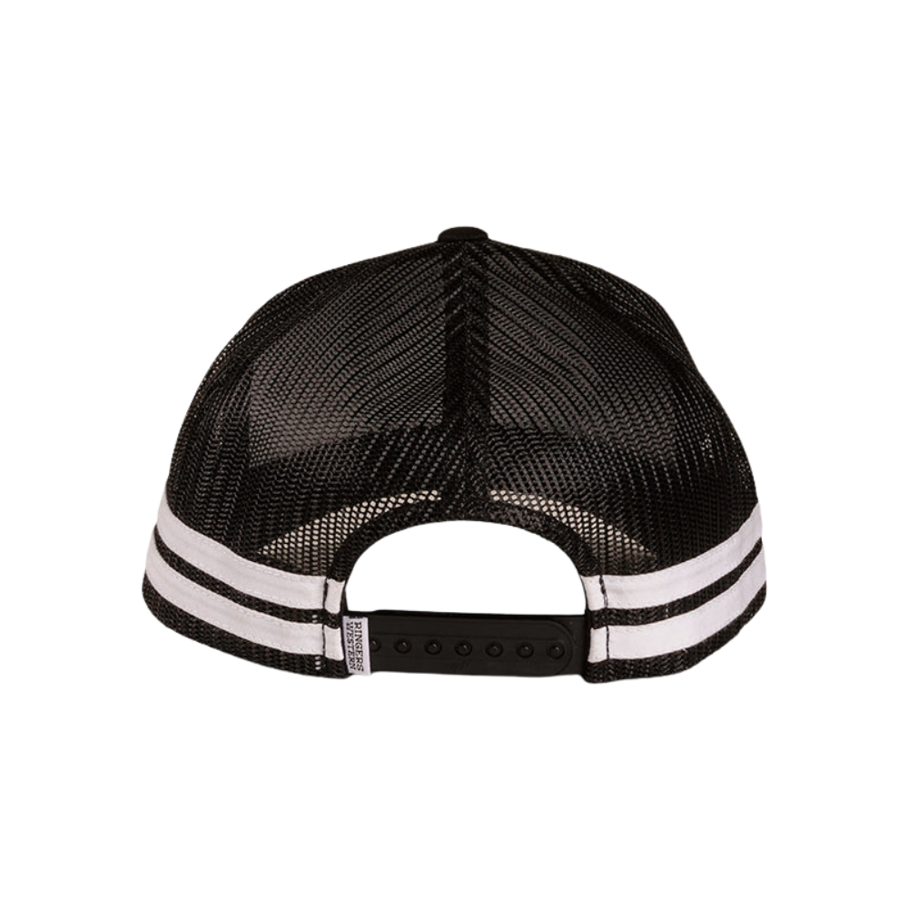 Ringers Western  McCoy Trucker Cap  (722038RW)  Black with White